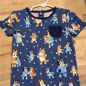 Little Sleepies Bluey Romper 18-24m